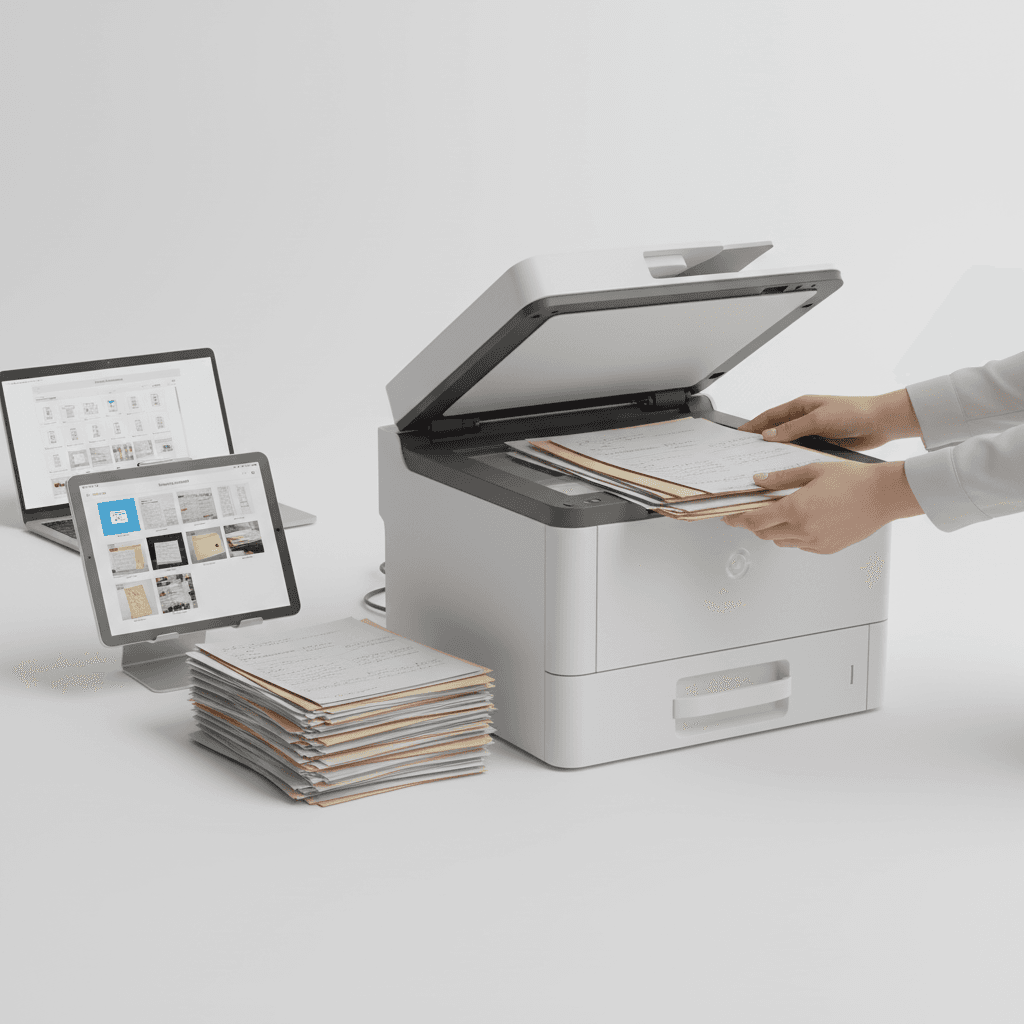 Digitizing Paper Records: How Your Photocopier Can Help Your Business